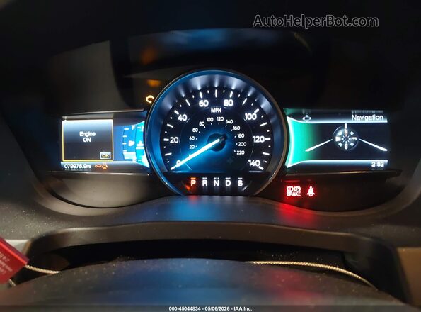 1FM5K8GT8HGD87863 2017 FORD FORD EXPLORER Gray Widok tylnych siedzeń