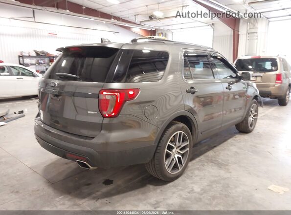1FM5K8GT8HGD87863 2017 FORD FORD EXPLORER Gray Tył prawy