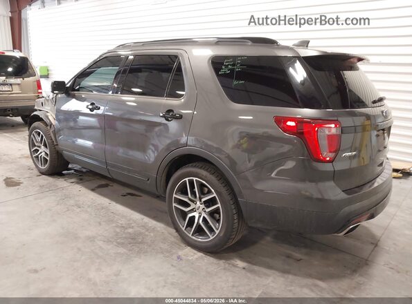 1FM5K8GT8HGD87863 2017 FORD FORD EXPLORER Gray Tył lewy