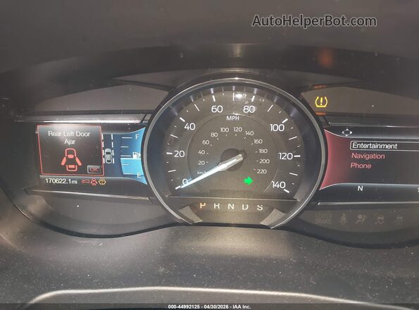 1FM5K8GT9JGC02063 2018 FORD FORD EXPLORER Blue Rear seats view