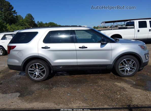 1FM5K8GTXHGC88526 2017 FORD FORD EXPLORER Silver Панорамний вид салону 360°