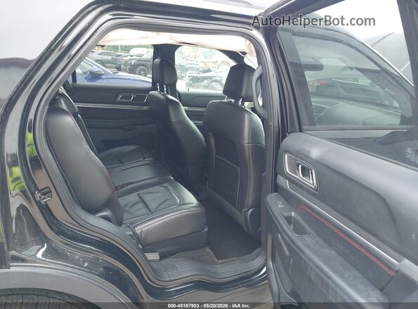 1FM5K8GTXHGD75617 2017 FORD EXPLORER Черный Вид наклейки с VIN-кодом