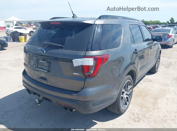 1FM5K8GTXKGA71257 2019 FORD FORD EXPLORER Gray 