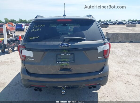 1FM5K8GTXKGA71257 2019 FORD FORD EXPLORER Gray 