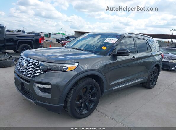 1FM5K8HC1LGA14140 2020 FORD FORD EXPLORER Gray Przód lewy
