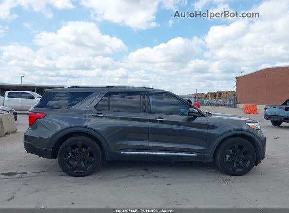 1FM5K8HC1LGA14140 2020 FORD FORD EXPLORER Gray Widok wnętrza 360 stopni