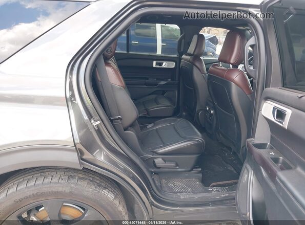 1FM5K8HC1LGA14140 2020 FORD FORD EXPLORER Gray Widok naklejki z numerem VIN