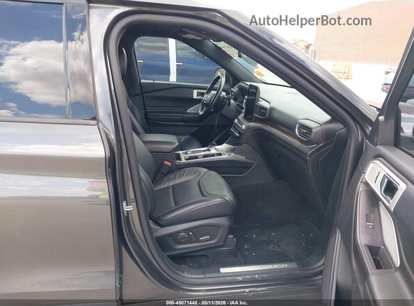 1FM5K8HC1LGA14140 2020 FORD FORD EXPLORER Gray Widok wnętrza z przodu