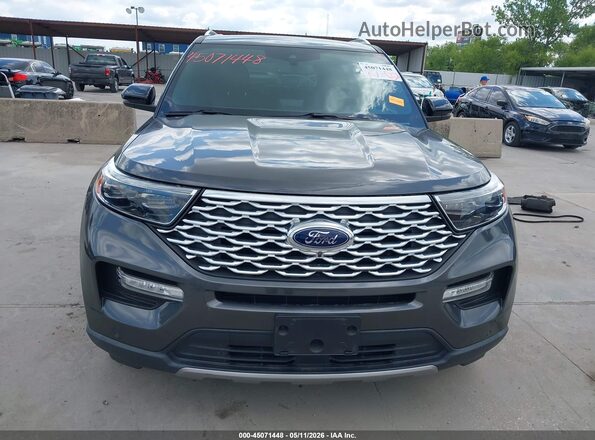1FM5K8HC1LGA14140 2020 FORD FORD EXPLORER Gray Widok wnętrza z tyłu