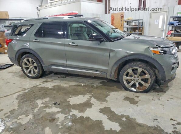 1FM5K8HC2LGA60088 2020 FORD FORD EXPLORER Gray Delantero derecho