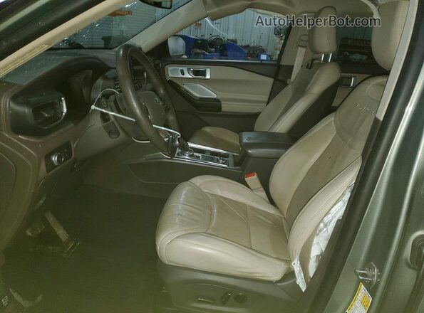 1FM5K8HC2LGA60088 2020 FORD FORD EXPLORER Gray Vista interior delantera