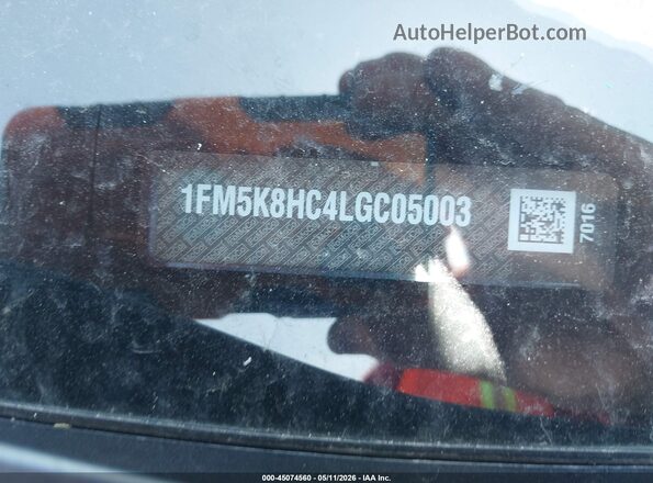 1FM5K8HC4LGC05003 2020 FORD FORD EXPLORER Blue Շարժիչի բաժամունքի տեսք