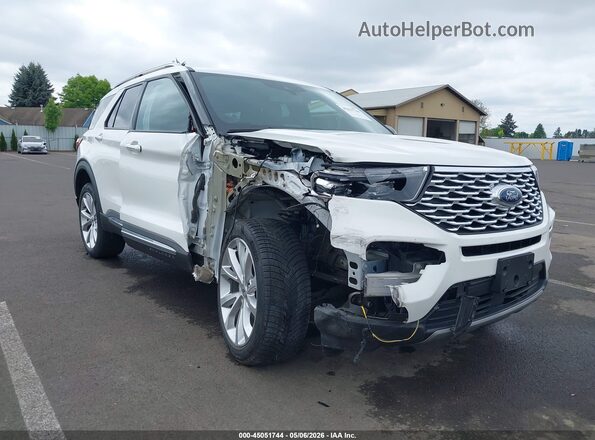 1FM5K8HC4NGC32799 2022 FORD FORD EXPLORER White წინა ხედი