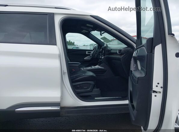 1FM5K8HC4NGC32799 2022 FORD FORD EXPLORER White წინა სალონის ხედი