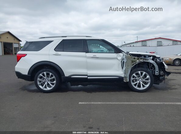 1FM5K8HC4NGC32799 2022 FORD FORD EXPLORER White სალონის 360-გრადუსიანი ხედი