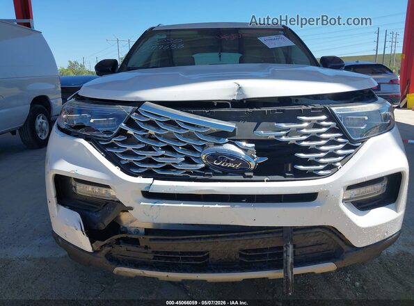 1FM5K8HC7LGC23267 2020 FORD FORD EXPLORER White წინა ხედი