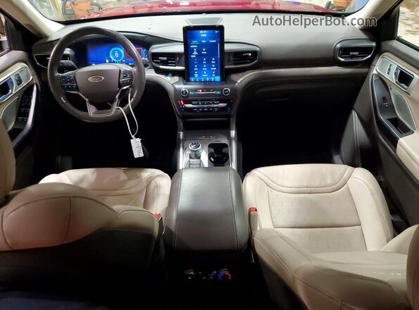 1FM5K8HCXLGA59433 2020 FORD EXPLORER Красный 