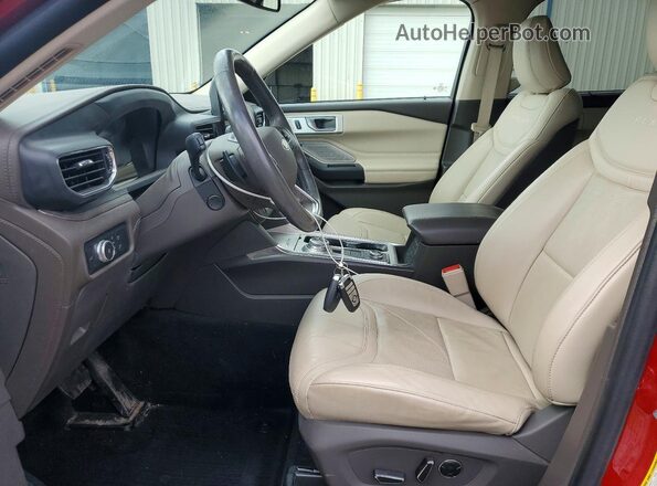 1FM5K8HCXLGA59433 2020 FORD EXPLORER Красный 