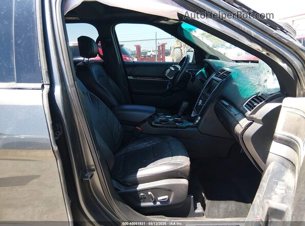 1FM5K8HT0GGC86507 2016 FORD EXPLORER Gray Vista interior delantera