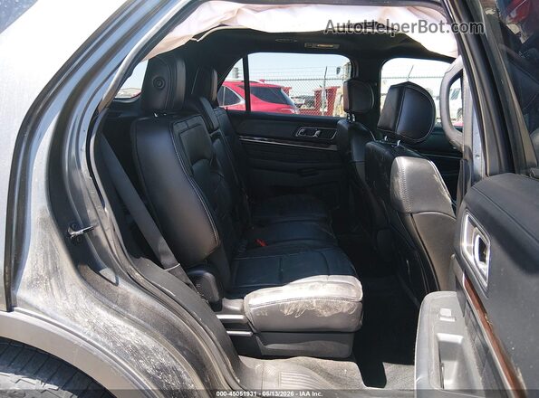 1FM5K8HT0GGC86507 2016 FORD EXPLORER Gray Vista de la etiqueta del VIN