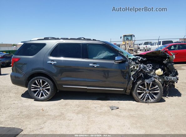 1FM5K8HT0GGC86507 2016 FORD EXPLORER Gray Vista interior de 360 grados