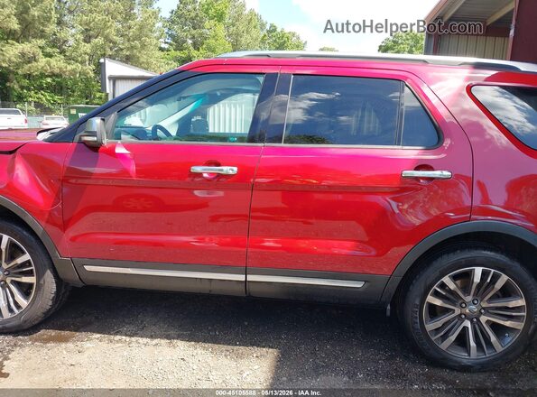 1FM5K8HT1GGB78431 2016 FORD EXPLORER Red სალონის 360-გრადუსიანი ხედი