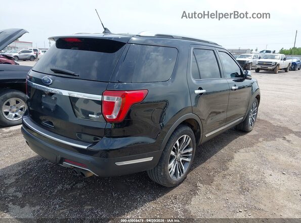 1FM5K8HT1JGA17925 2018 FORD FORD EXPLORER Black Trasero derecho