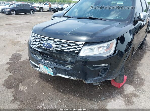 1FM5K8HT1JGA17925 2018 FORD FORD EXPLORER Black Vista frontal