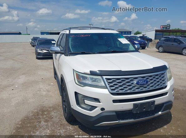 1FM5K8HT2HGA46702 2017 FORD EXPLORER White Դիմացի տեսք