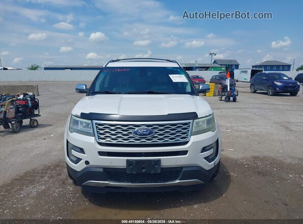 1FM5K8HT2HGA46702 2017 FORD EXPLORER White Սարքավորումների վահանակի տեսք