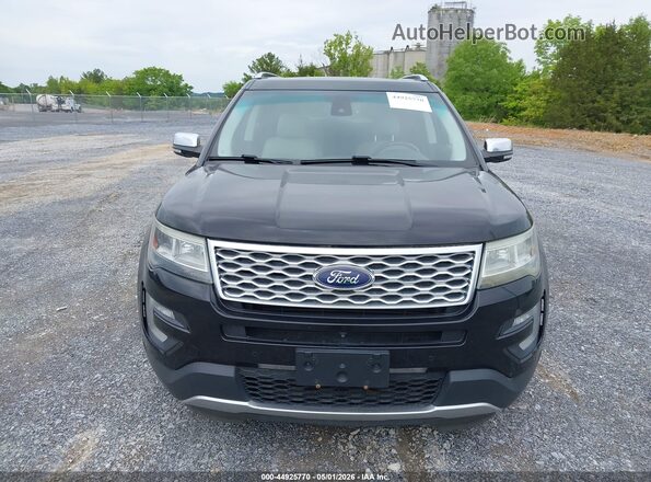 1FM5K8HT3GGC38435 2016 FORD FORD EXPLORER Black ხელსაწყოთა პანელის ხედი