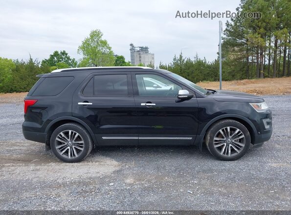 1FM5K8HT3GGC38435 2016 FORD FORD EXPLORER Black უკანა სალონის ხედი