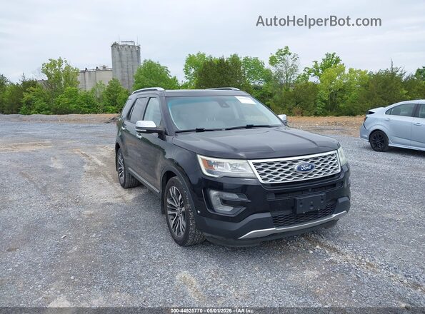 1FM5K8HT3GGC38435 2016 FORD FORD EXPLORER Black წინა ხედი