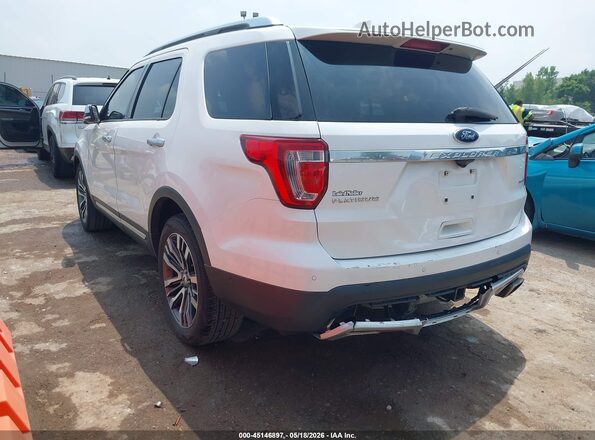 1FM5K8HT3HGD90118 2017 FORD EXPLORER White Tył lewy