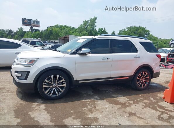1FM5K8HT3HGD90118 2017 FORD EXPLORER White Widok wnętrza 360 stopni