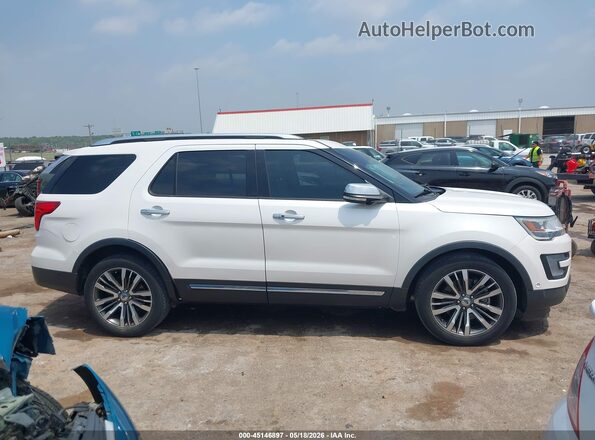 1FM5K8HT3HGD90118 2017 FORD EXPLORER White Widok wnętrza z tyłu