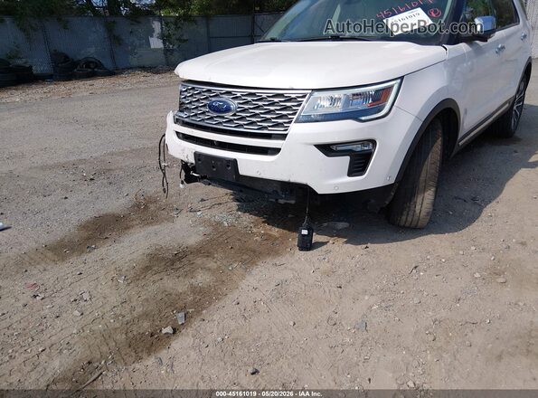 1FM5K8HT7JGC20625 2018 FORD EXPLORER Белый Вид спереди