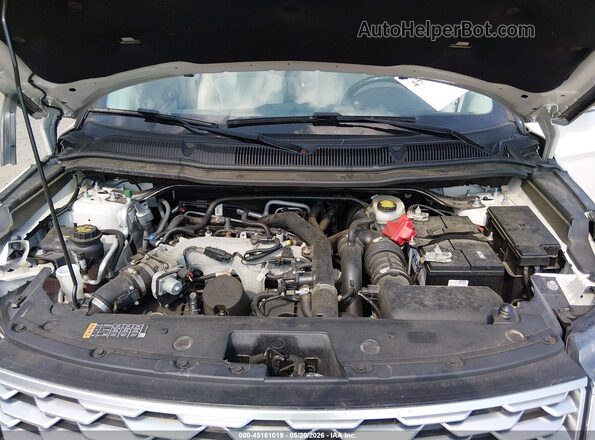 1FM5K8HT7JGC20625 2018 FORD EXPLORER Белый Вид сзади