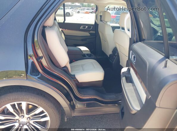 1FM5K8HT8GGC02529 2016 FORD EXPLORER Black Widok naklejki z numerem VIN