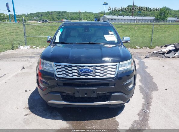 1FM5K8HT8GGC02529 2016 FORD EXPLORER Black Widok zestawu wskaźników