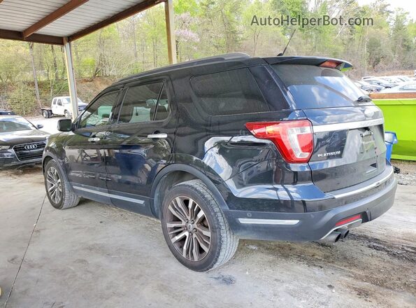 1FM5K8HTXJGC47219 2018 FORD FORD EXPLORER Black Հետևի ձախ