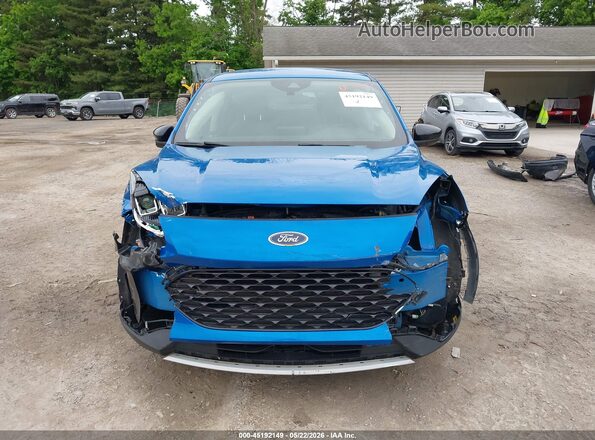 1FMCU0BZ9LUB90709 2020 FORD ESCAPE Blue Սալոնի հետևի տեսք