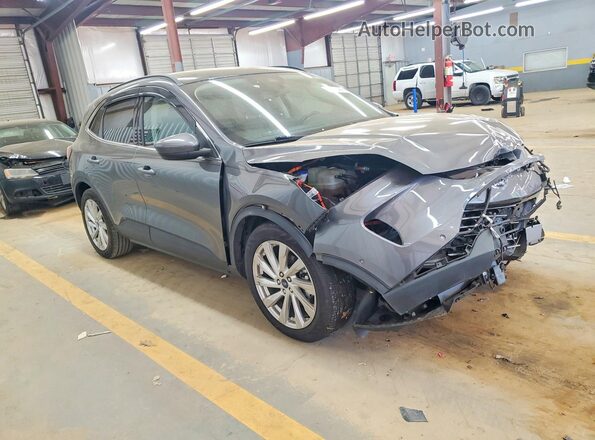 1FMCU0DZ2MUB01657 2021 FORD ESCAPE Silver Delantero derecho