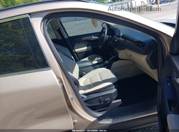 1FMCU0DZ5LUB93880 2020 FORD ESCAPE Beige Widok wnętrza z przodu