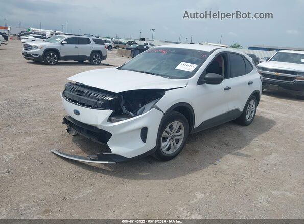 1FMCU0F64LUA38756 2020 FORD ESCAPE White Առջևի ձախ երեք քառորդ տեսարան