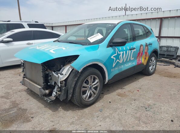 1FMCU0F64MUB25798 2021 FORD ESCAPE Blue Front left