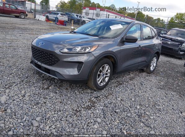 1FMCU0F64NUB62089 2022 FORD ESCAPE Gray Vista tres cuartos delantera izquierda