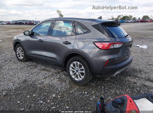 1FMCU0F64NUB62089 2022 FORD ESCAPE Gray Trasero izquierdo