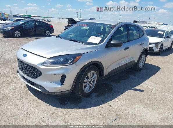 1FMCU0F68LUB66613 2020 FORD ESCAPE Silver Передня ліва чверть