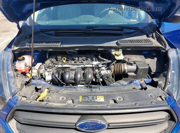 1FMCU0F70KUB76544 2019 FORD ESCAPE Blue Engine compartment view
